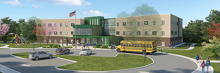 Finegold Alexander Architects unveils design of Gladstone Elementary School in Cranston, RI